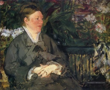  dame tableau - Madame Manet au conservatoire Édouard Manet